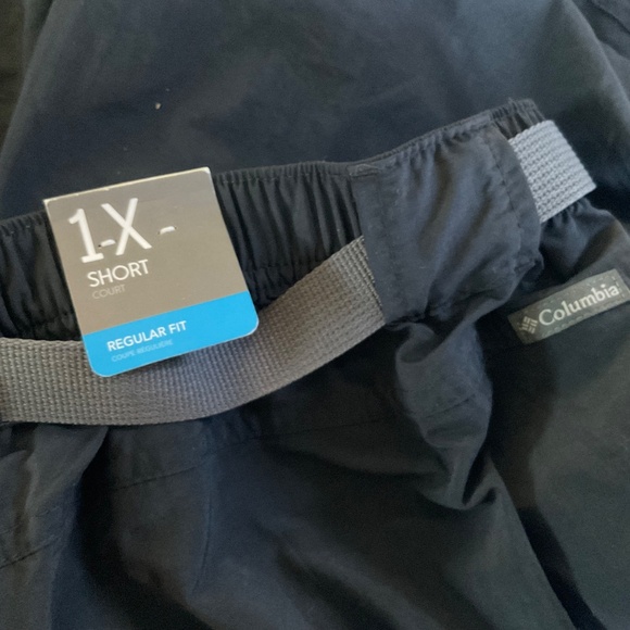 Columbia Women's Sandy River Cargo Short Black 1X with gray Belt - Picture 5 of 9